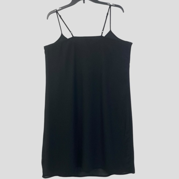 Old Navy Y2K Women’s L Black Sheer Dark Fairy Geo Beaded Slip Dress Whimsigoth - Picture 2 of 10